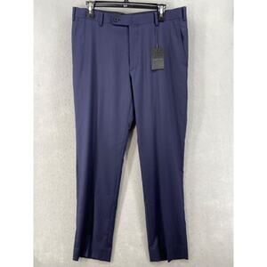 Alton Lane‎ Pants Mens Sz 32 Blue Straight Leg Tailored Fit Pockets Dress